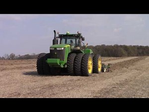 420 hp John Deere 9420R with a 9 Shank John Deere 915 V-Ripper