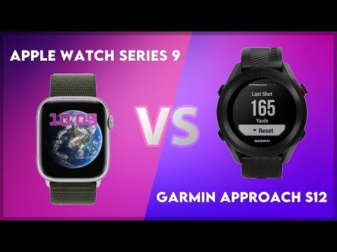 Apple Watch Series 9 vs Garmin Approach S12 Comparison