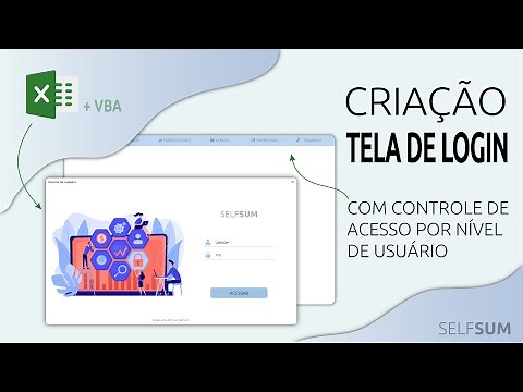 Como criar uma tela de login moderna com nível de acesso no Excel VBA
