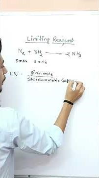 Limiting Reagent #shorts #chemistry