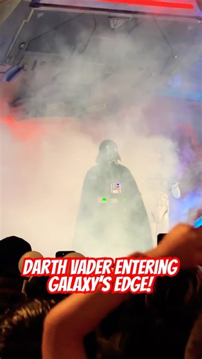 Darth Vader Enters Galaxy’s Edge!
