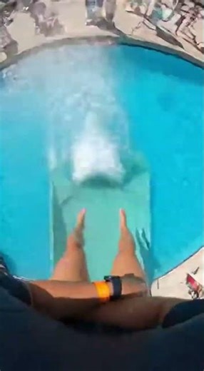 POV: 70ft Trapdoor Water Slide Drop 😱 | Extreme Freefall Experience #WaterparkThrills #shorts