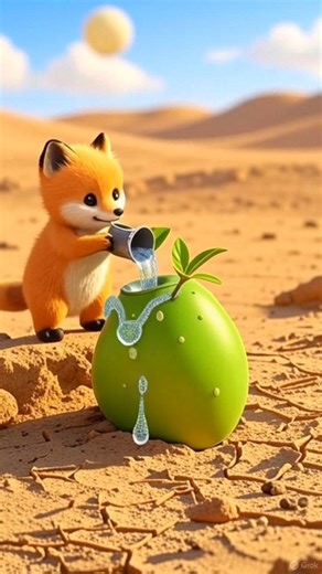 Cute Fox 🦊Funny and friendly kids cartoon video with rbtaivdo.😊 #babyfox #foxkids #kids #cartoon