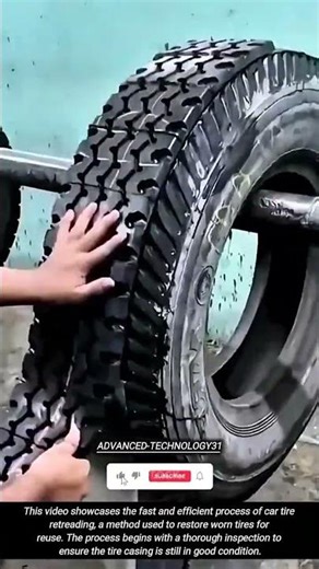 Fast and Efficient Car Tire Retreading Process !! #innovation #tool #tools