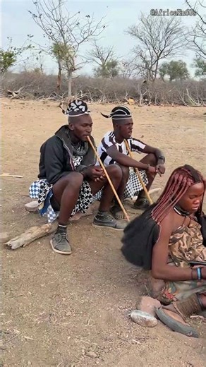Himba Women's Ancient Morning Ritual – Red Ochre Secret Revealed! 😮🌿 #Angola #shortsyoutube