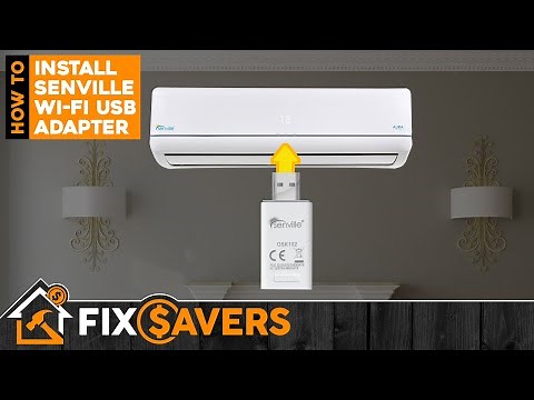 How to Install Senville Wi-Fi USB Adapter for your Heat Pump (for App Control)