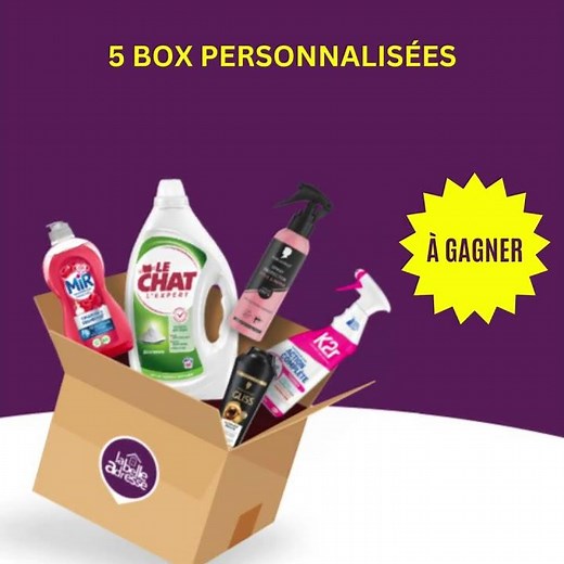 Remportez votre box de produit personnalisée avec La Belle Adresse !