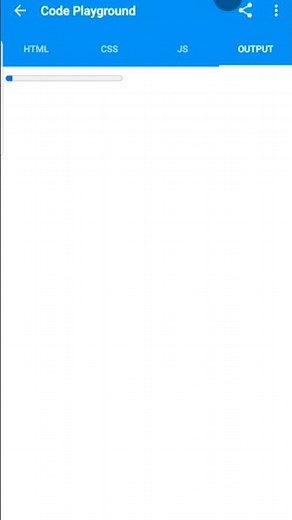 how to add progress bar in html page