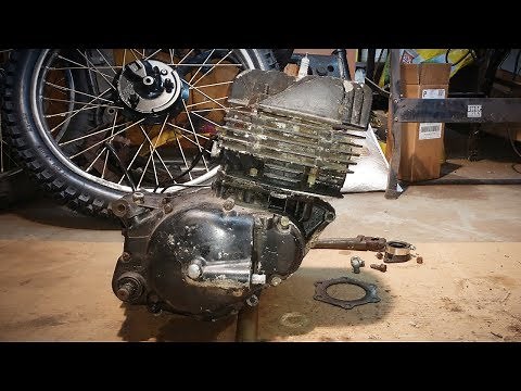 TS185 2 Stroke Engine REBUILD #1 | Disassembly