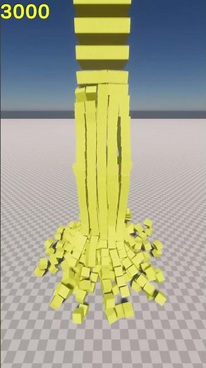 3K Falling Yellow Cubes