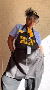 My official title is Waffle Artist 😂 thank you awesome team who let me play dress up with them for my first Halloween in my new department. You guys are thee best #happyhalloween☠️ #wafflehouse @wafflehouseofficial help us go viral 😆 | Torrie Watkins-Redding