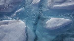 Drone images show Greenland Ice Sheet becoming more unstable as it fractures