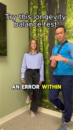 Try this balance test at home!