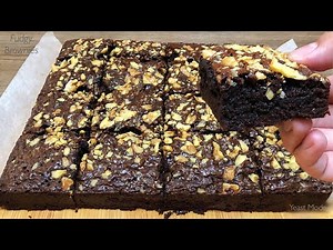 FUDGY & SOFT CHEWY BROWNIES | Best & Yummy Brownie Recipe
