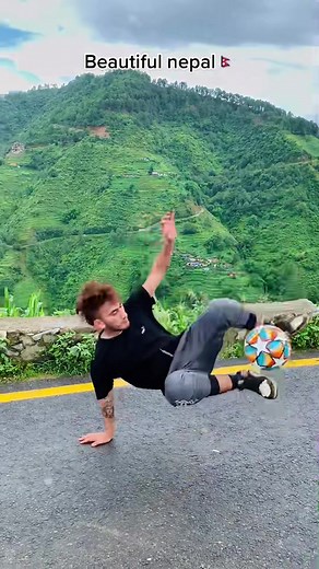 Exploring the Beauty of Nepal through Freestyle Football