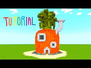 Minecraft | How to build | Spongebobs house | simply build | 2024 | pineapple