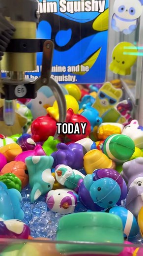 Mini Squishy Claw Machine Win!