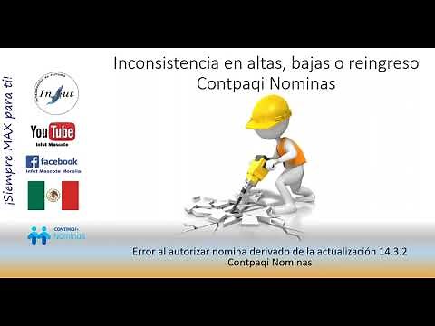 Inconsistencia al autorizar en altas bajas reingresos Contpaqi Nominas
