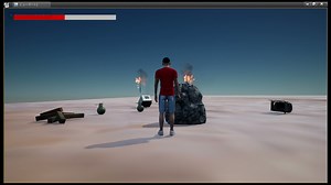 Unreal Engine：爆発に爆風(radial force)を付ける