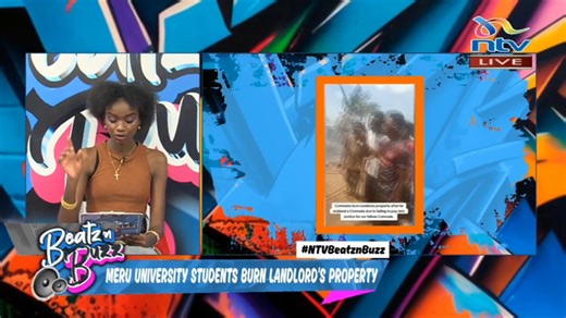 Meru University students burn landlord’s property after a student was allegedly stabbed over rent arrears. #NTVBeatznBuzz | NTV Kenya
