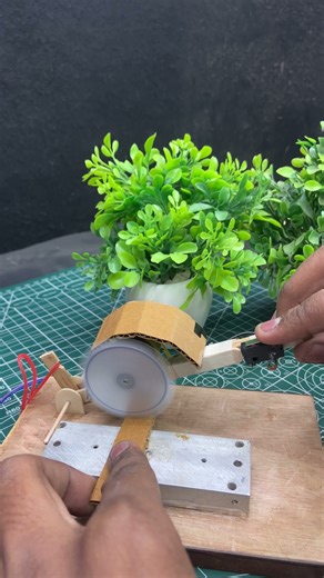 DC Motor Powered Chop Saw 🔥 Mini Cutting Machine in Action! #tech #dcmotor #dcmotorproject #shorts