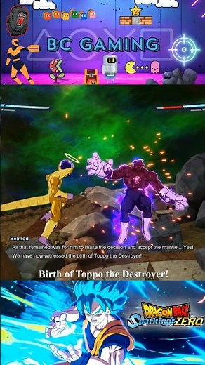 Toppo's DEVASTATING Birth! Destroyer Form Unleashed vs. Golden Frieza