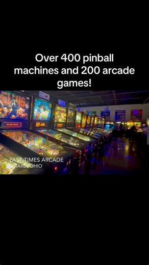 A walkthrough of Past Times Arcade in Girard, Ohio! The owner of Past Times, Rob Berk, is the Guinness World Records holder for most pinball machines! This facility has over 400 pinball games and 200 arcade games on the floor. Games are set to free play, so you only have to pay the cost of admission. This is an absolutely REQUIRED destination if you’re a gamer. This footage was taken during one of their after dark events, where house lights are turned all the way off to enjoy the natural ambienc