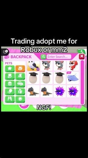 Trading Adopt Me for Robux or MM2 - Proof Collection