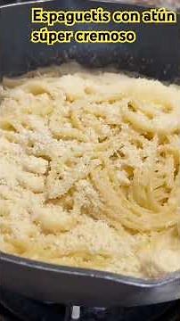 Super creamy spaghetti with tuna #susanarecipes