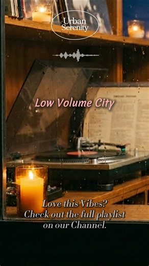 Low Volume City 🌧️ Cozy Lounge Vibes Smooth Jazz 🎧☕