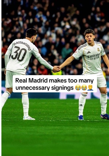 Real Madrid makes too many unnecessary signings 😭😭🤦‍♂️ #mastantuono #ardagüler #nicopaz #realmadridfc #endrick