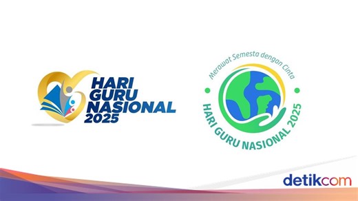 Logo Hari Guru Nasional 2025 PNG-PDF Resmi dari Kemendikdasmen dan Kemenag
