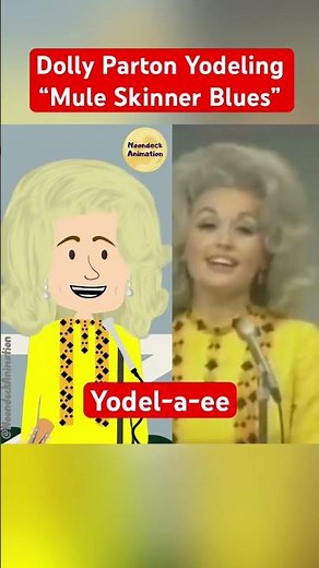 Our 2D animated take on Dolly Parton’s “Mule Skinner Blues" #dolly #countrymusic