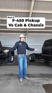 F-450 Pickup vs F-450 Cab & Chassis (Part 3/3) #shorts