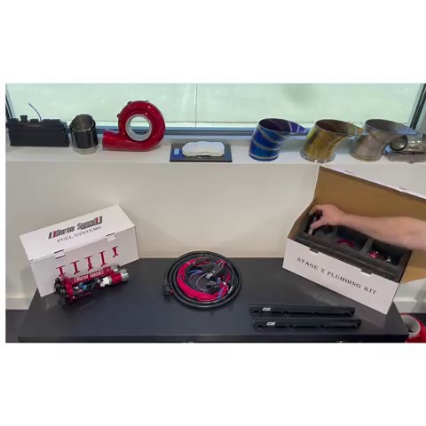 The Huron Speed fuel systems come with everything you need from the fuel tank up to the fuel injectors! Our pump assemblies come equipped with dual Walbro 450 or 525 pumps in a billet aluminum hanger, swivel -8 feed and -6 return fittings for ease of fuel line routing, and mounting for factory fuel level sender. Step up to our STAGE 2 kit and you will be outfitted with: -Plug-N-Play wire harness -Billet fuel rails -Billet fuel pressure regulator with vehicle specific mounting bracket -8 PTFE fee