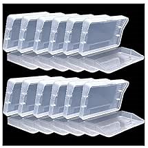 12Pcs GBA Game Cartridge Case Clear Game Card Cartridge Box Anti Dust Cover Sanviatime Transparent Storage Box Case for Game Boy Advance GBA Protective Holder
