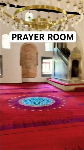 Through the Small Door: Minbar, Red Carpet & Domed Ceiling of a Prayer Hall | Seyit Battal Gazi