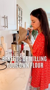 65K views · 982 reactions | The benefits of milling your own flour #nutrition #milling #grain #flour #homestead #health #bread #organic #crunchy | Mamas on a Budget | Facebook