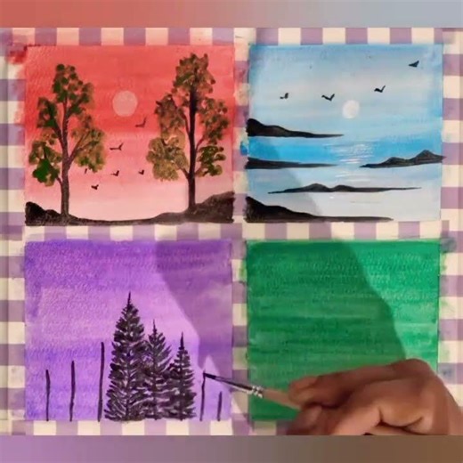 #Amazing acrylicdrawing beginners satisfaying video step by step easy method #shortsvideo #arts