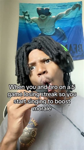 POV: When you and bro on a 5 game losing streak so you start singing to boost morale #funny #fyp