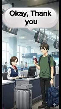 ✈️ Airport Check-In English Conversation | Easy Travel English for Beginners