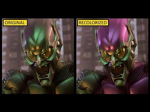 Green Goblin recolored test - Comic version