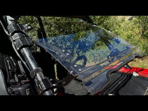 Kemi Moto Flip Up RZR Windshield