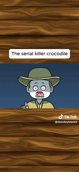 The serial killer crocodile #2danimation #animation #history | gustave the crocodile