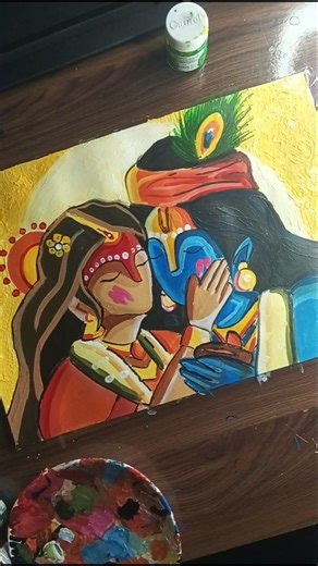 Happy Holi ☺ Radha Krishna drawing ❤ #art #sketch #explorepage #artwork #artist #drawing #painting