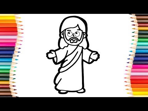 How to Draw Jesus Christ Easy