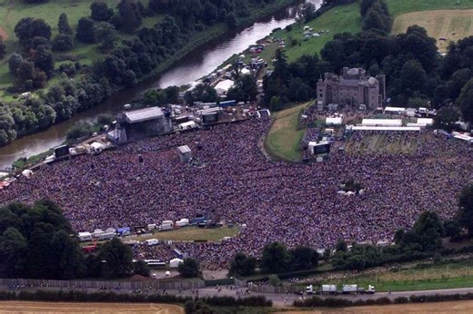 The musical connections in Slane Castle, Ireland