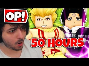 I Spent 50 HOURS Becoming OVERPOWERED in This Tower Defense Anime Game (AWTD) Roblox