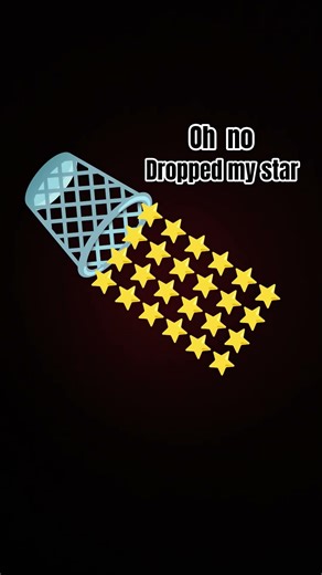oh no dropped my star