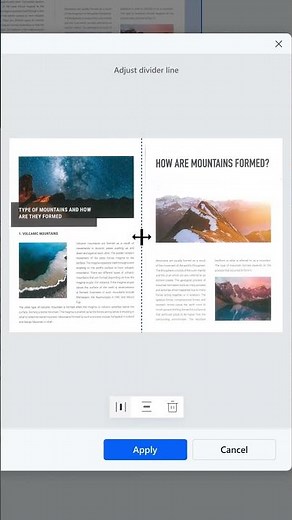 Split one Page into multiple pages | Split PDF Page